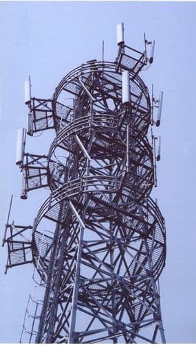 microwave communication tower